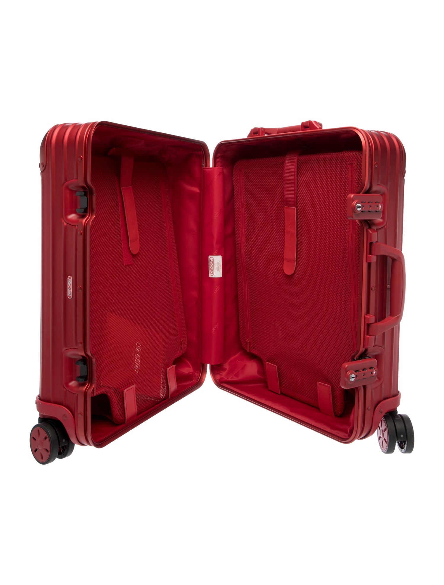 Supreme x Rimowa Topas Multiwheel 45L - Red Suitcases, Luggage