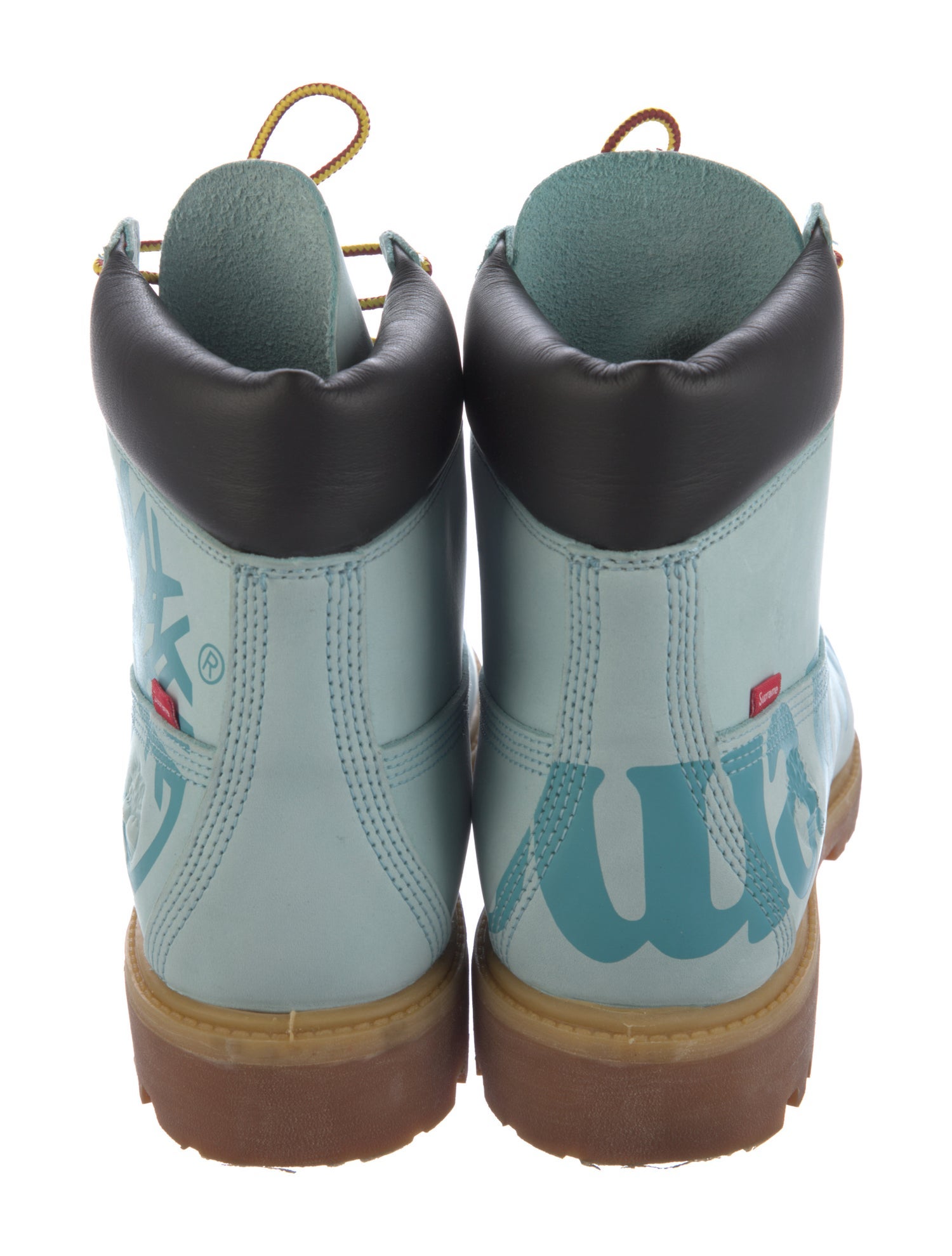 Supreme x Timberland 2020 Leather Lace-Up Boots - Blue Boots