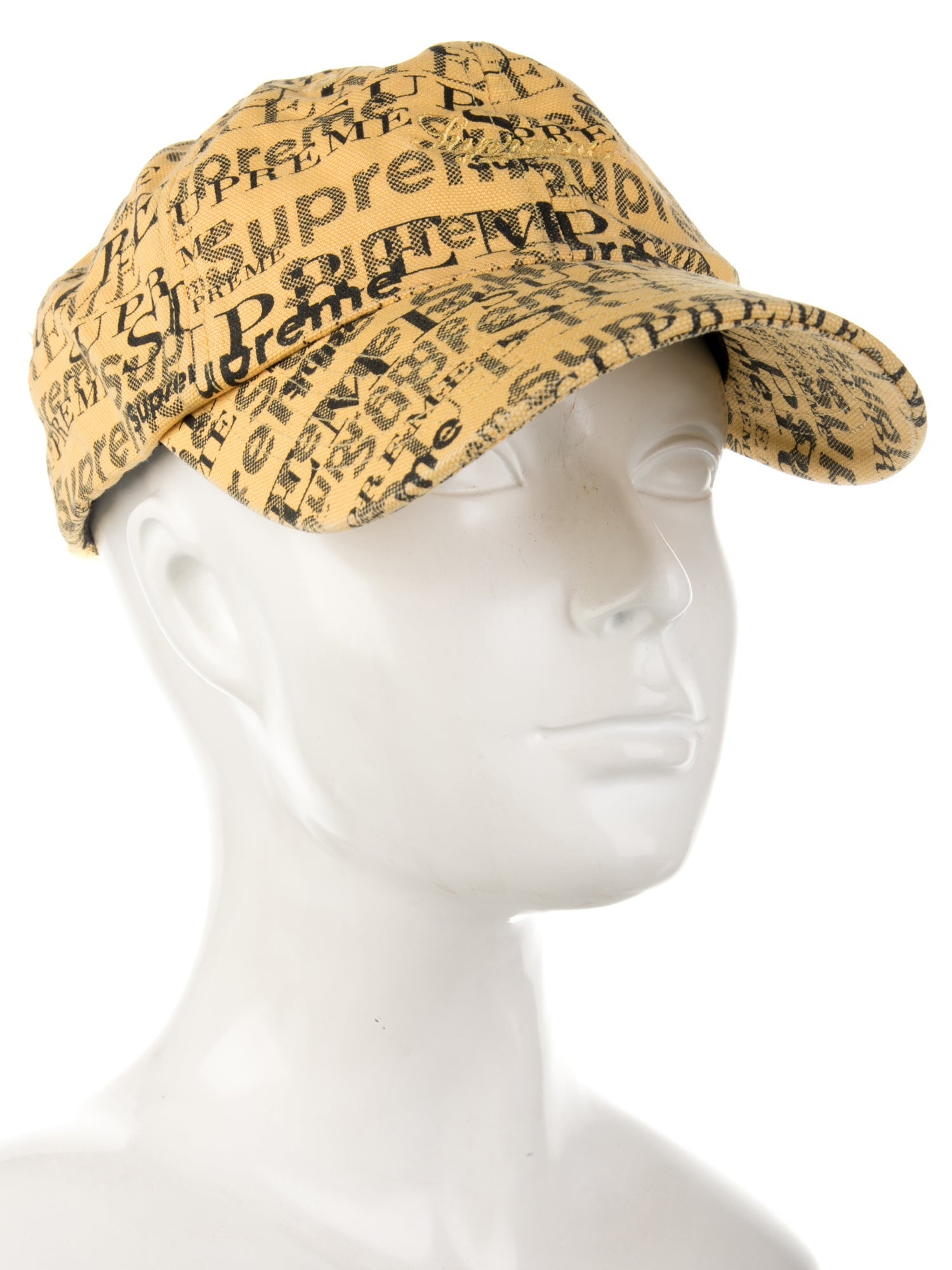 Supreme Logo Pattern 6-Panel Hat
