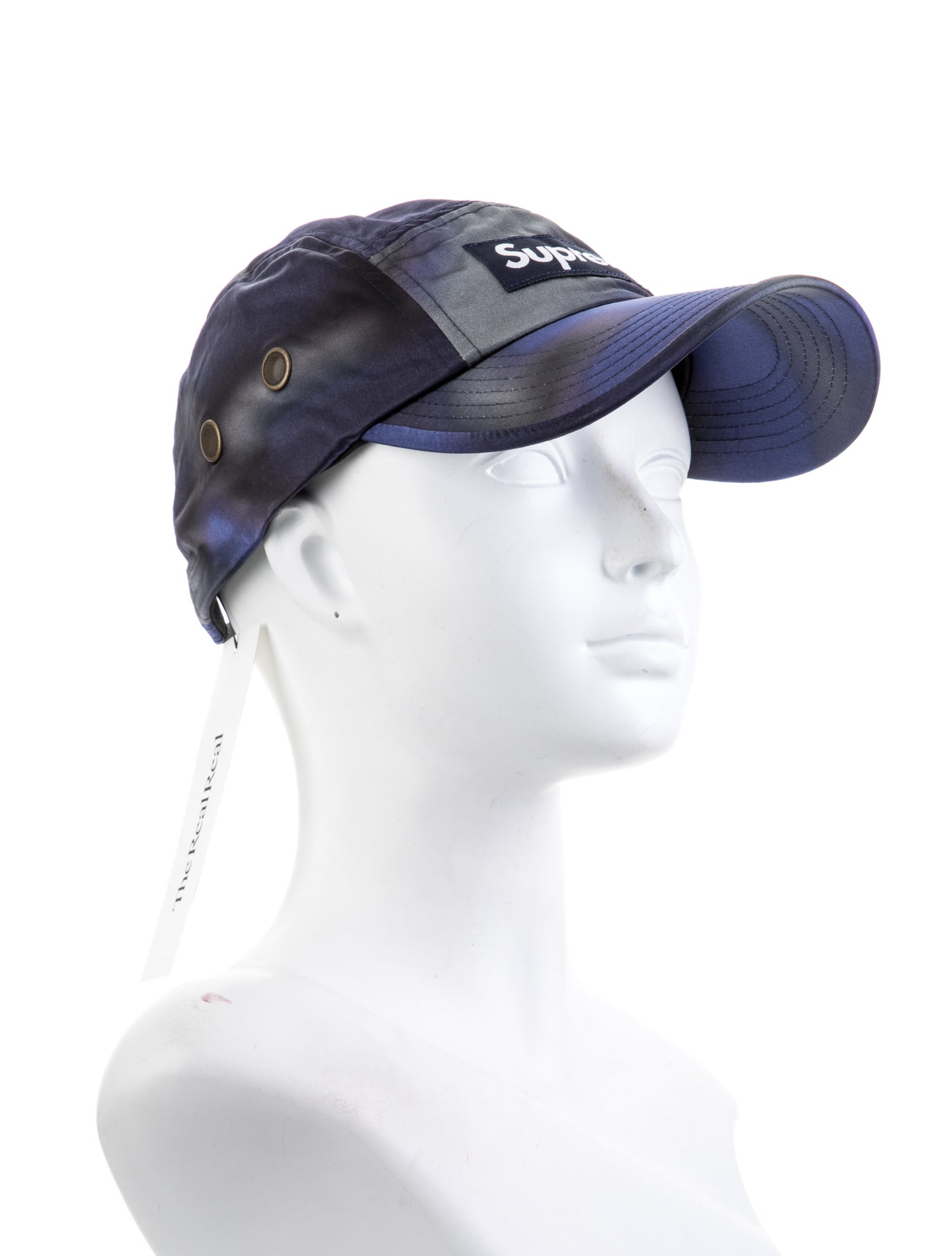 Supreme Washed Satin Camo Camp Cap