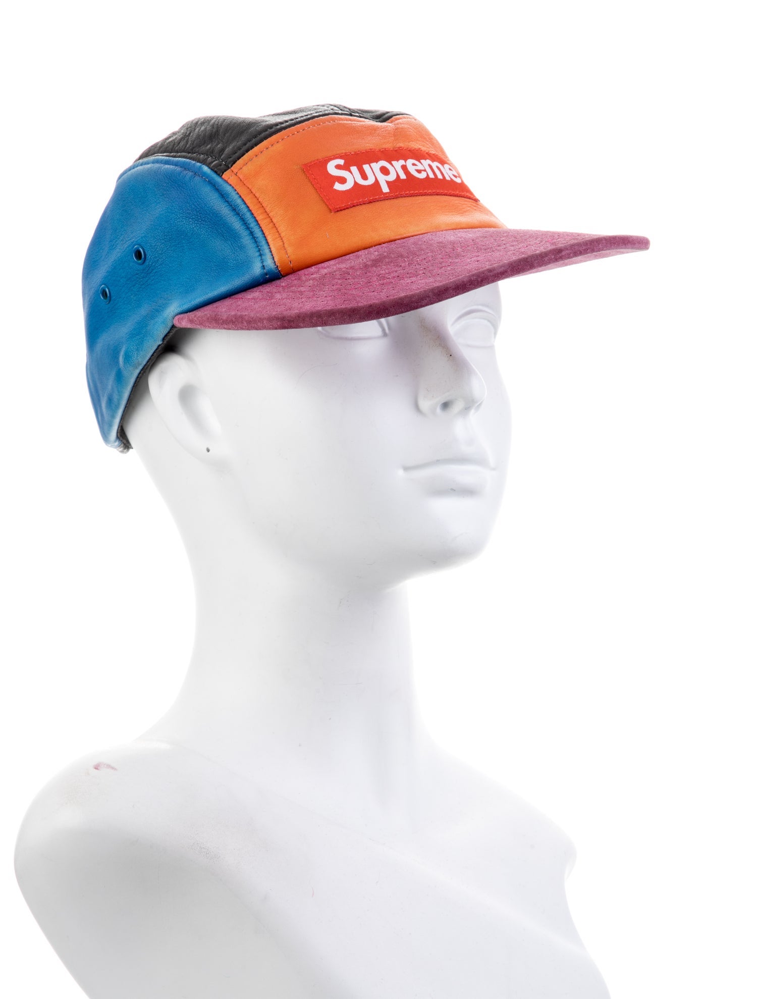 Supreme 2012 Leather Suede Camp Cap
