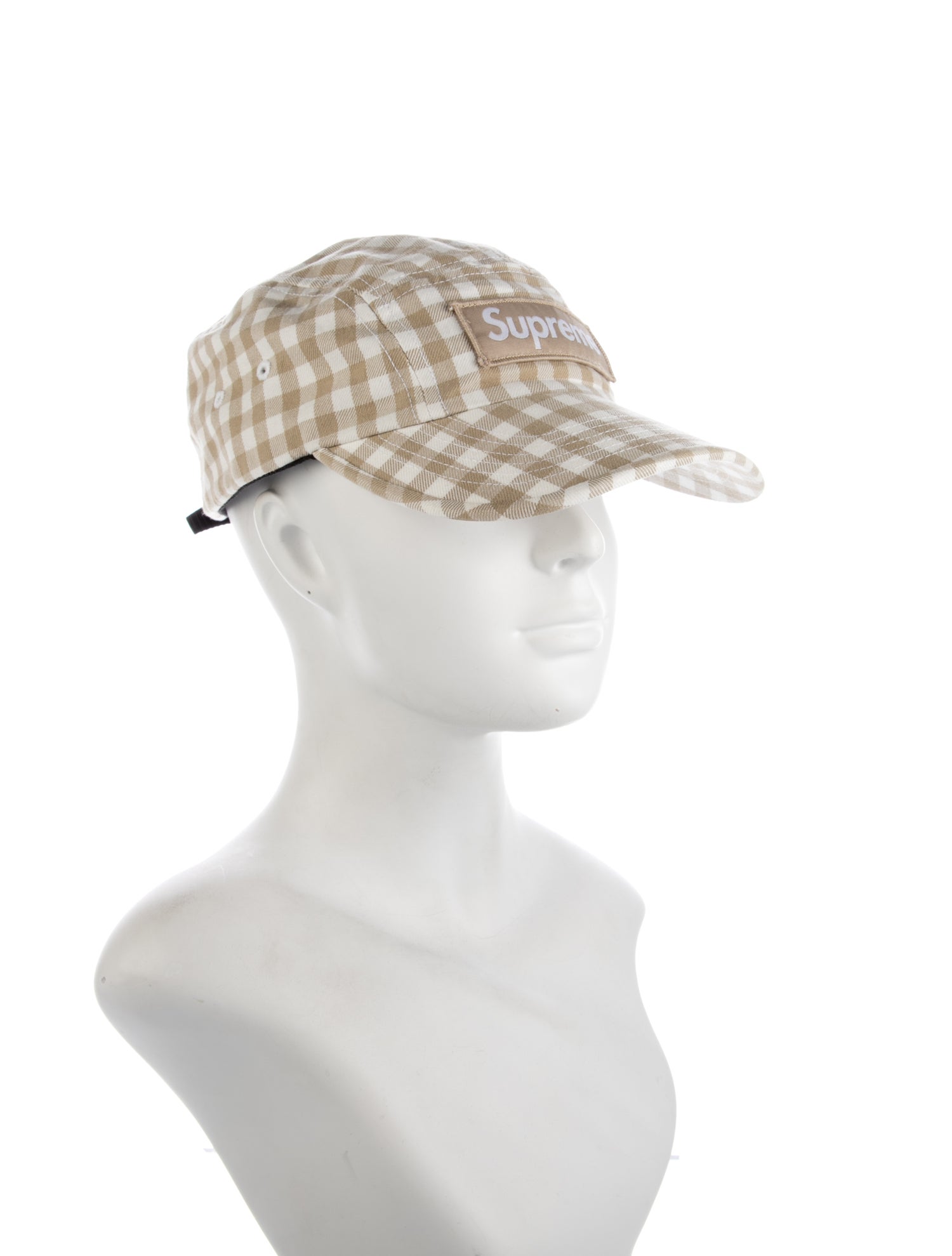 Supreme Gingham Camp Cap