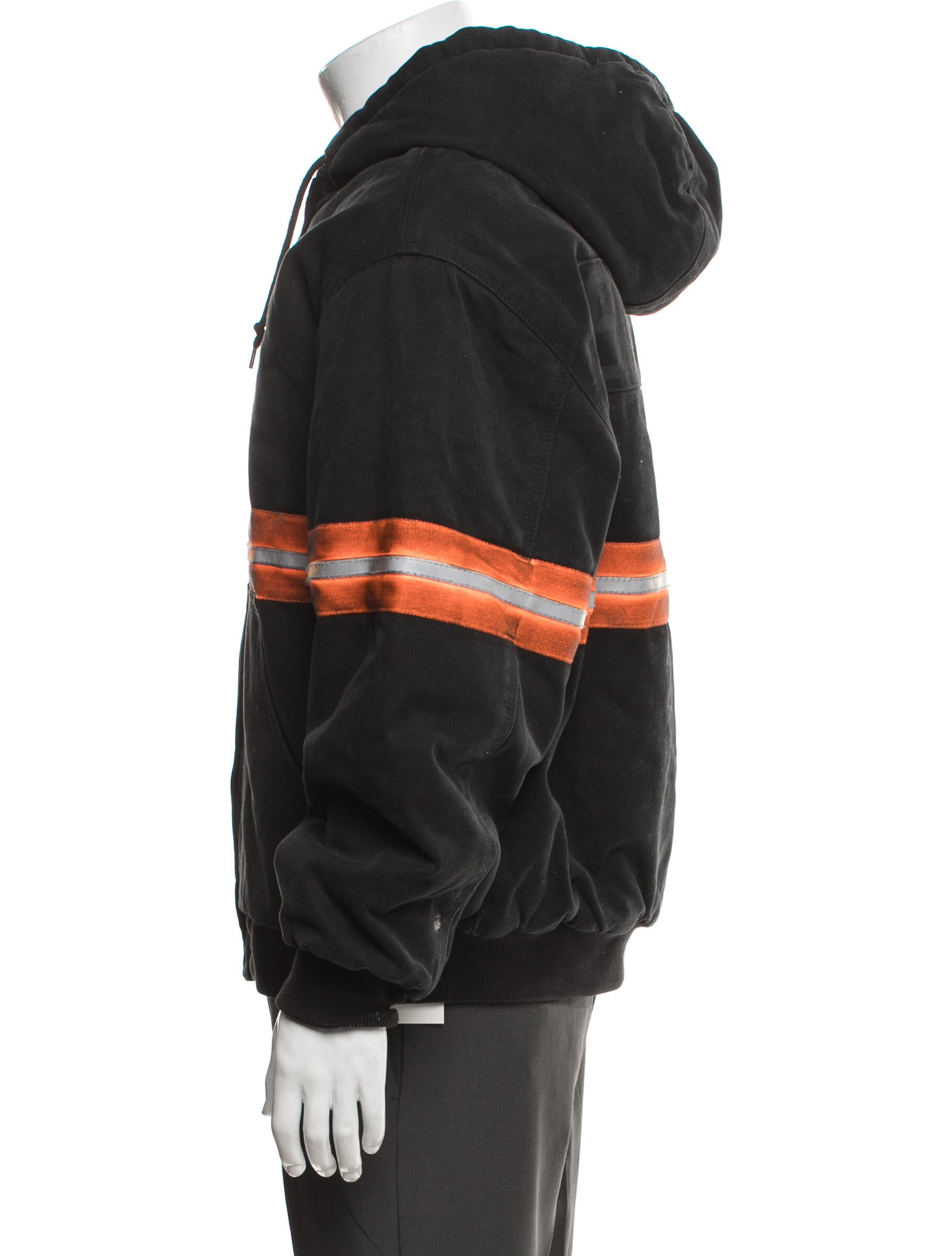 Supreme 2024 Reflective Work Jacket - Black Outerwear, Clothing