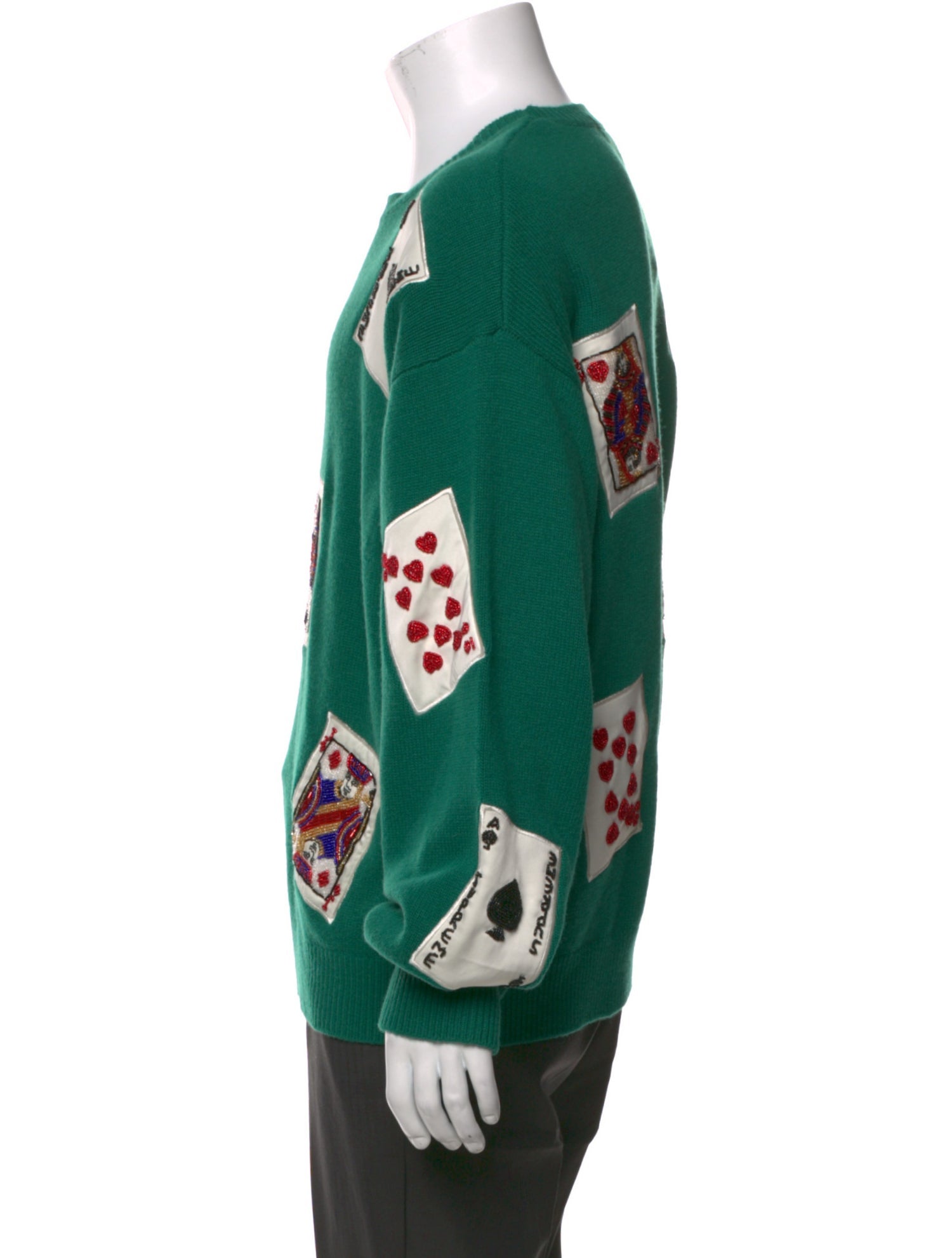 Gosha Rubchinskiy Sunrise Scarf Sweater - Black Sweaters, Clothing