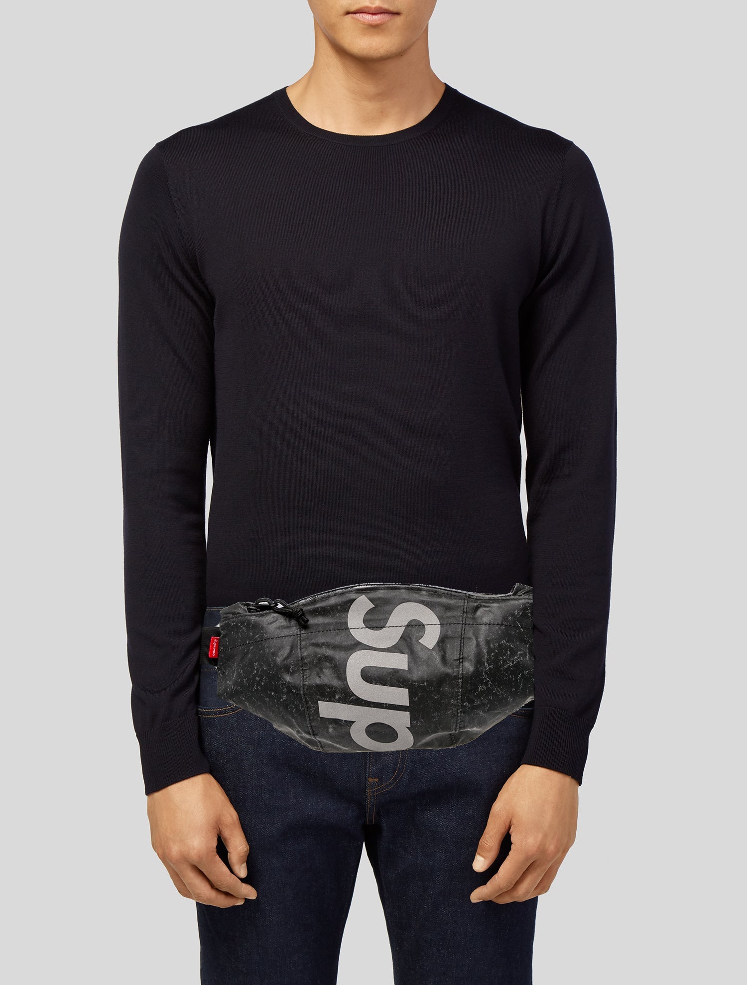 Supreme Nylon Waterproof Reflective Speckled Waist Bag