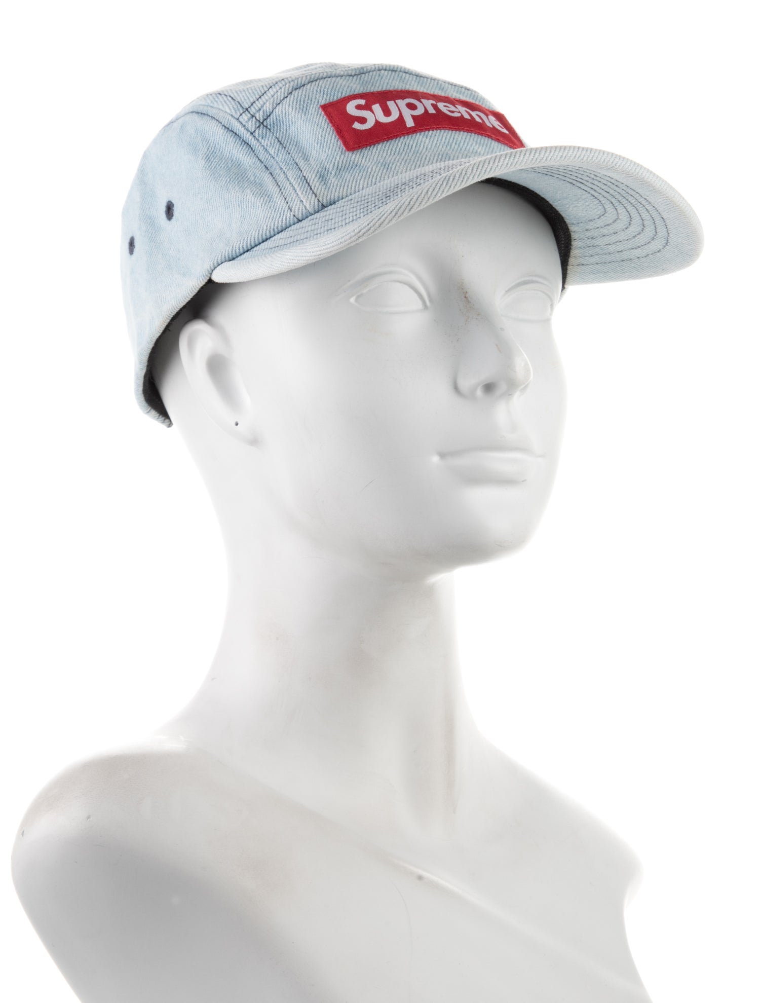 Supreme Denim Box Logo Camp Cap
