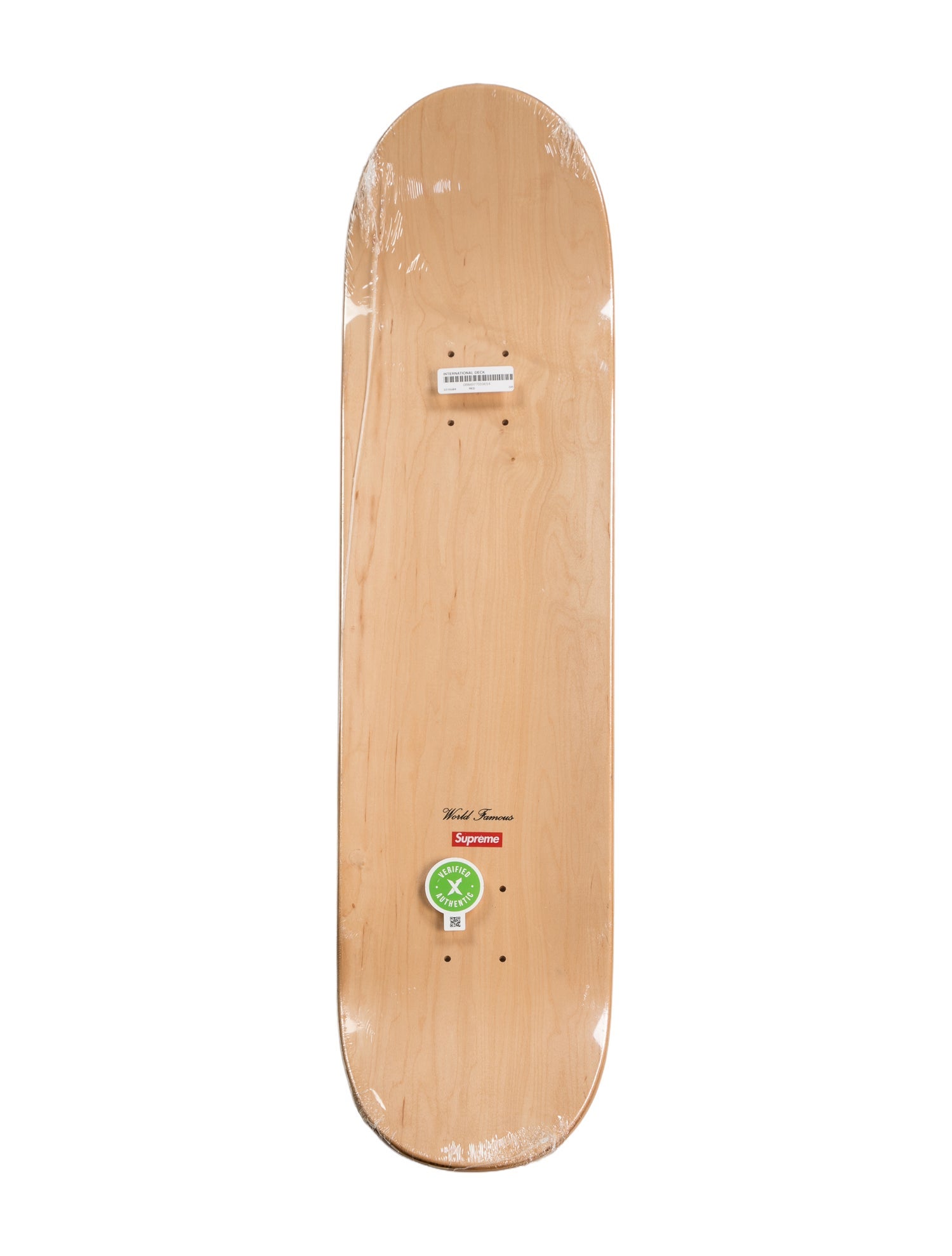 Supreme International Skateboard Deck