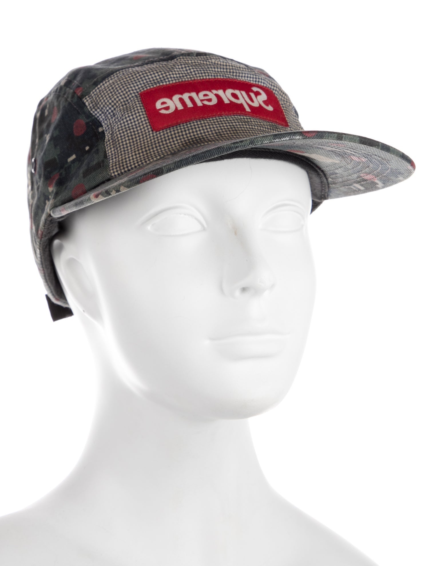 Comme des Garçons x Supreme Digi Camo Camp Cap - Blue Hats