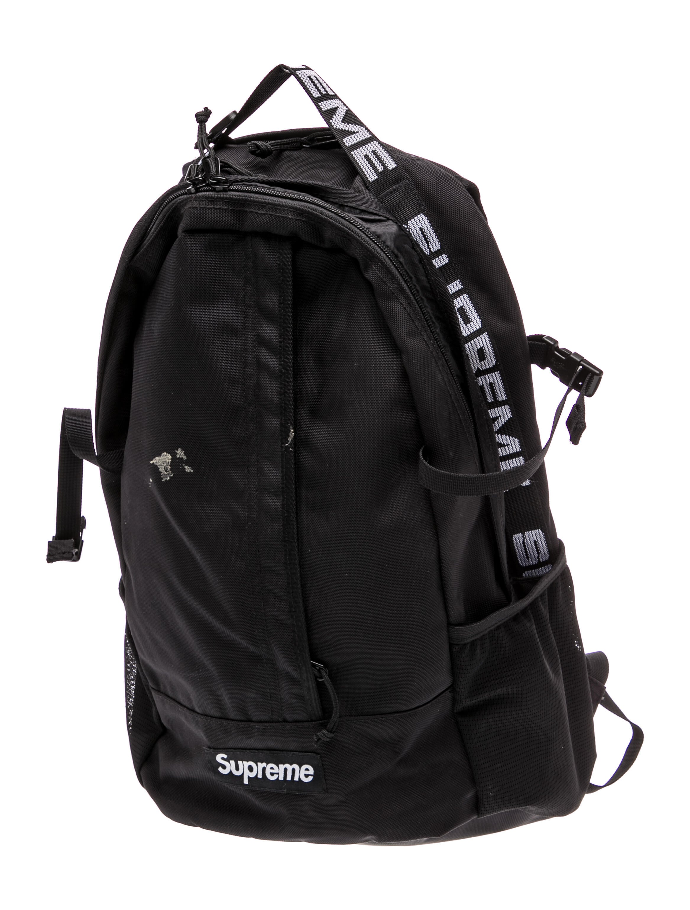 Supreme Mesh Drawstring Backpack - Black Backpacks, Bags