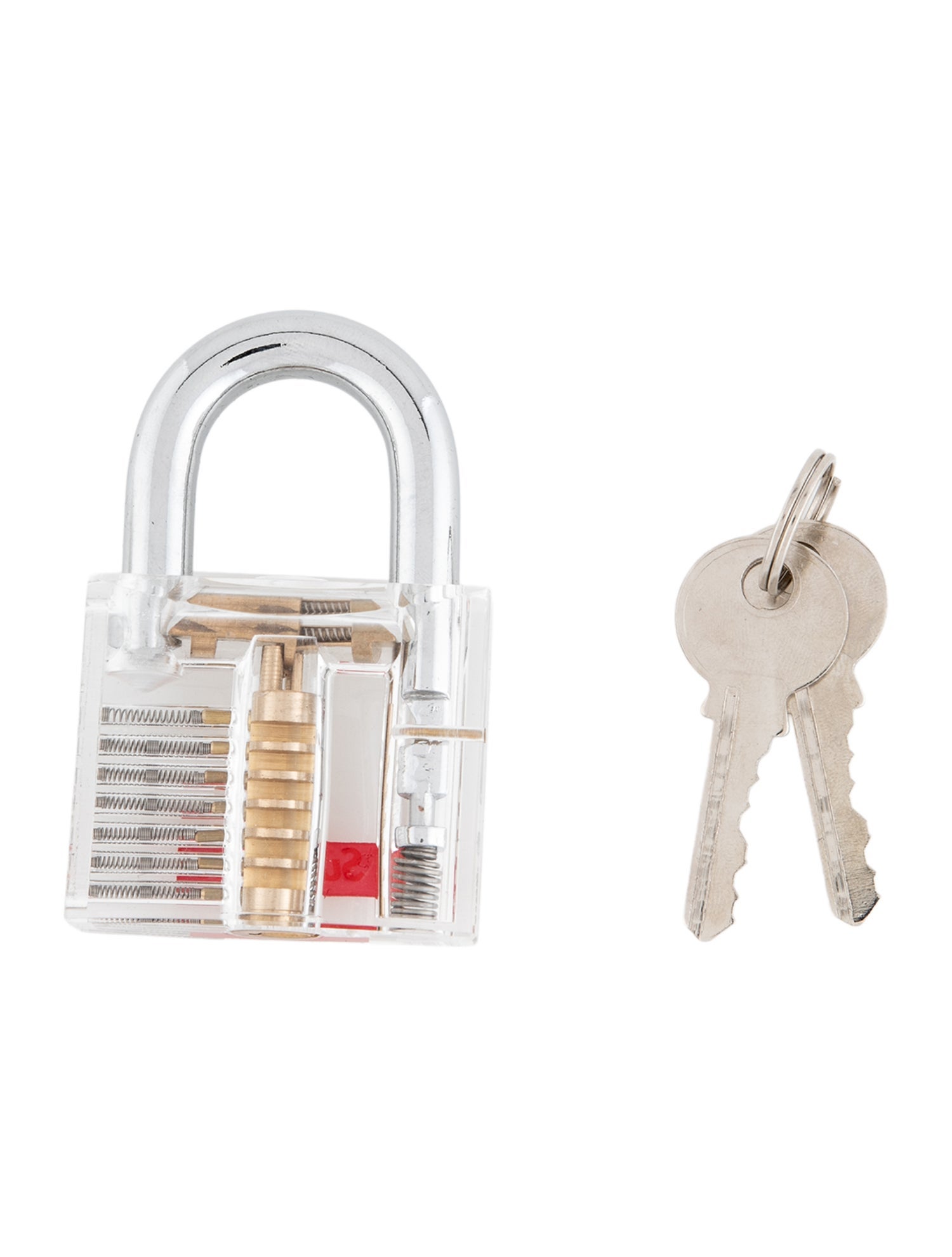 Supreme Transparent Lock and Key Set