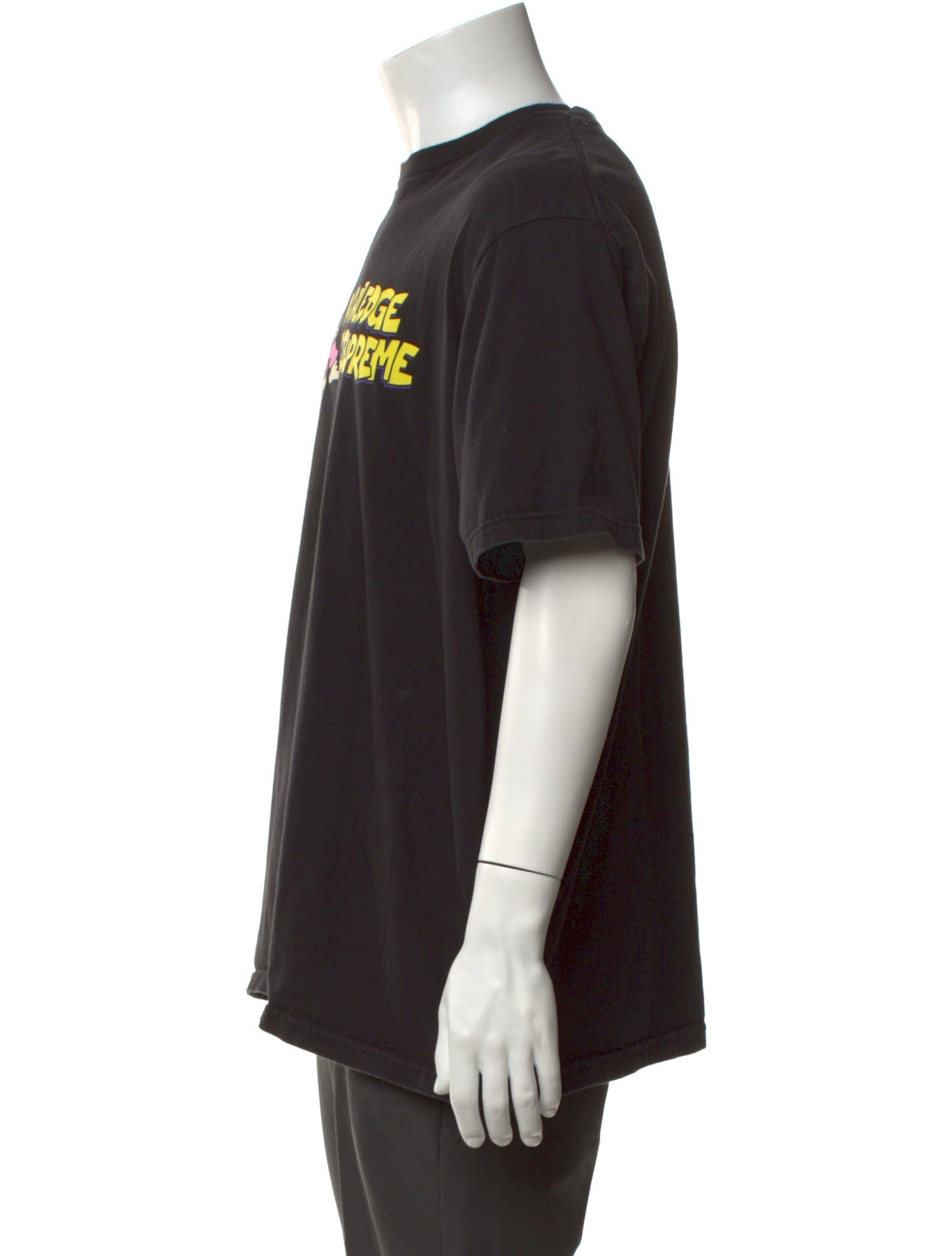 Supreme AKIRA Soccer Top Graphic Print Polo Shirt - Black Polos