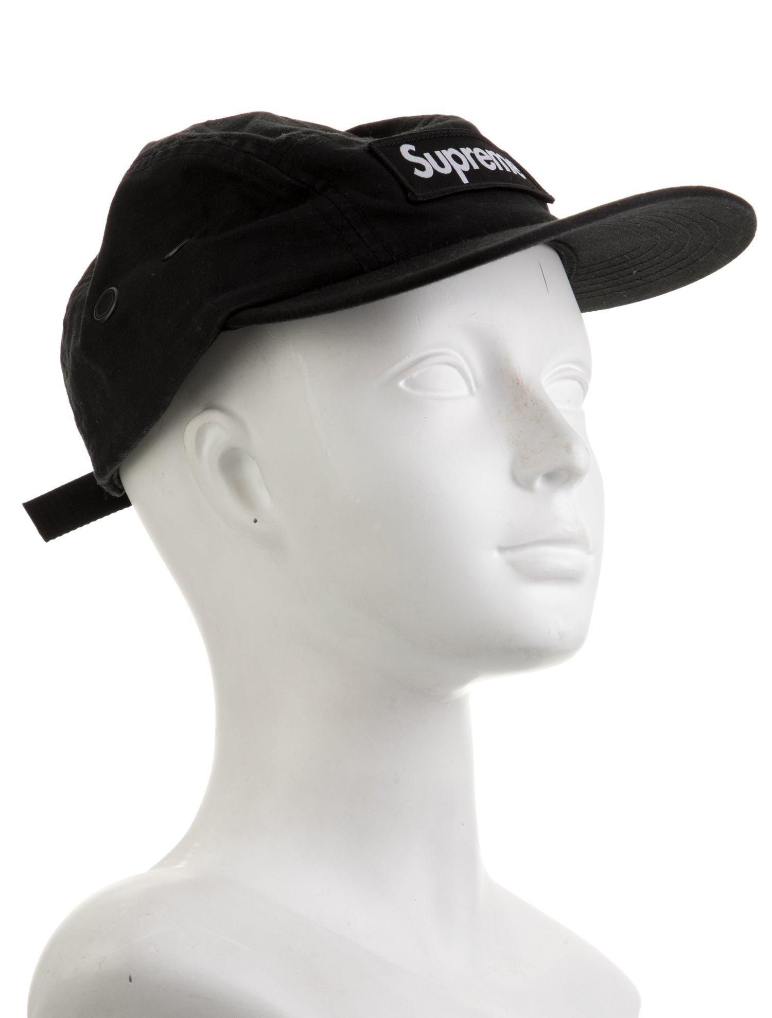 Supreme Solbiati Linen Box Logo Cap - Black Hats, Accessories