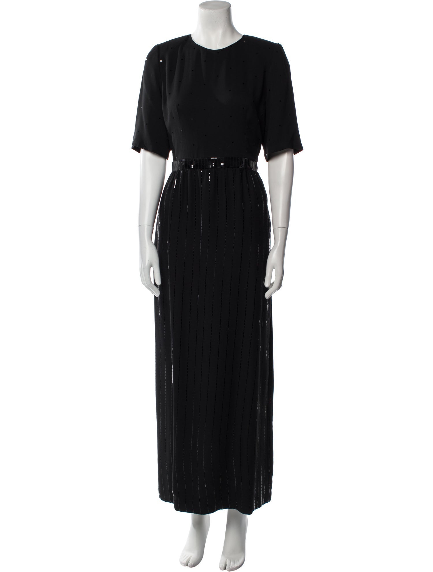 Stanley Platos Martin Ross Silk Long Dress