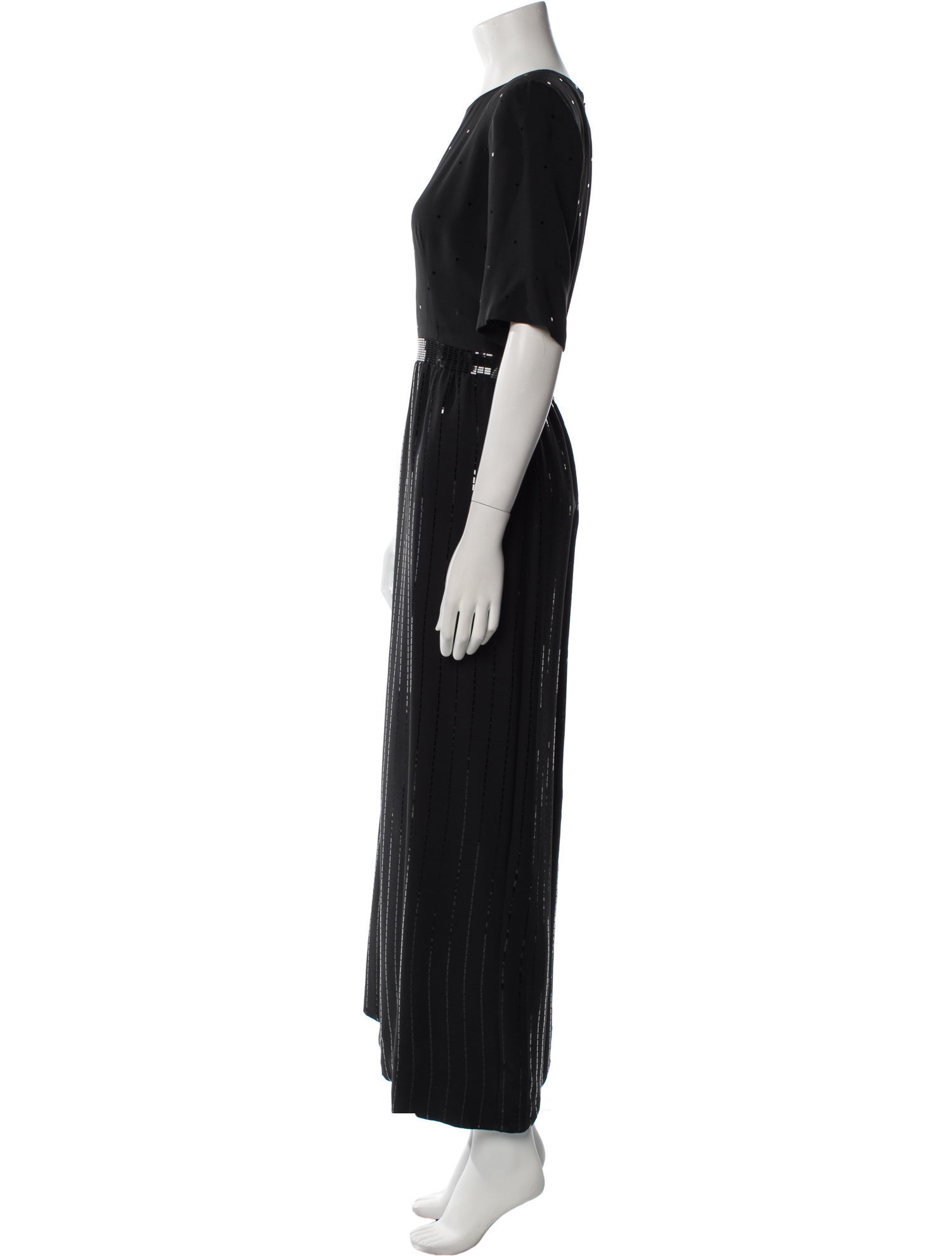 Stanley Platos Martin Ross Silk Long Dress