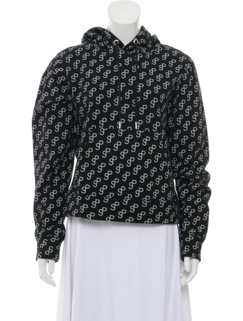 Saks Potts Printed Crew Neck Sweater Black