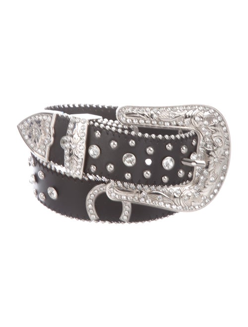 Saks Potts Leather Hip Belt Black