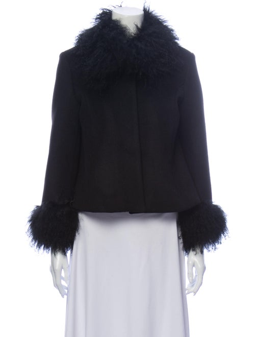Saks Potts Wool Fur Jacket Wool