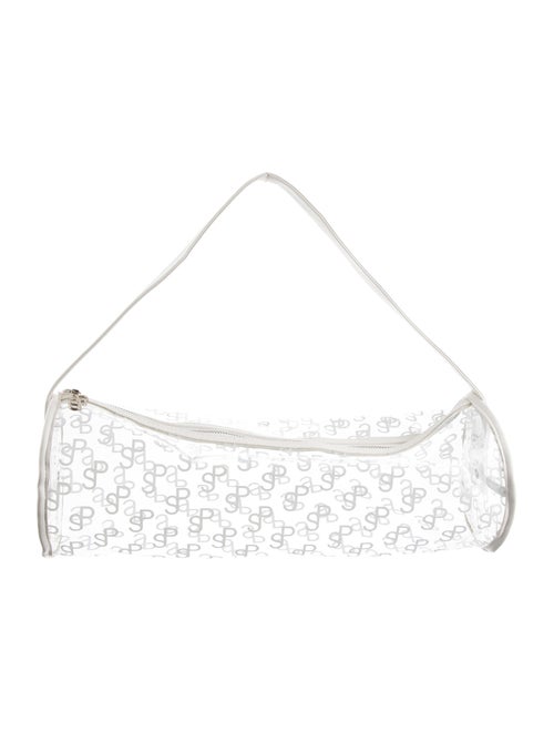 Saks Potts Leather- Trimmed PVC Bag White