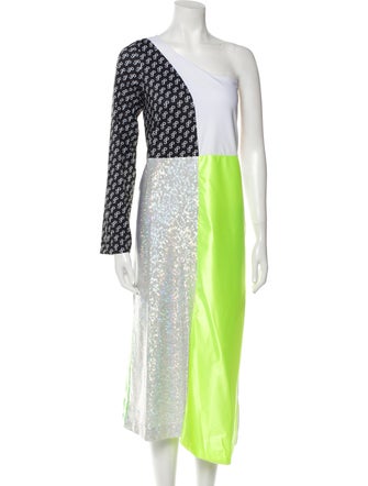 Saks Potts Printed Midi Length Dress