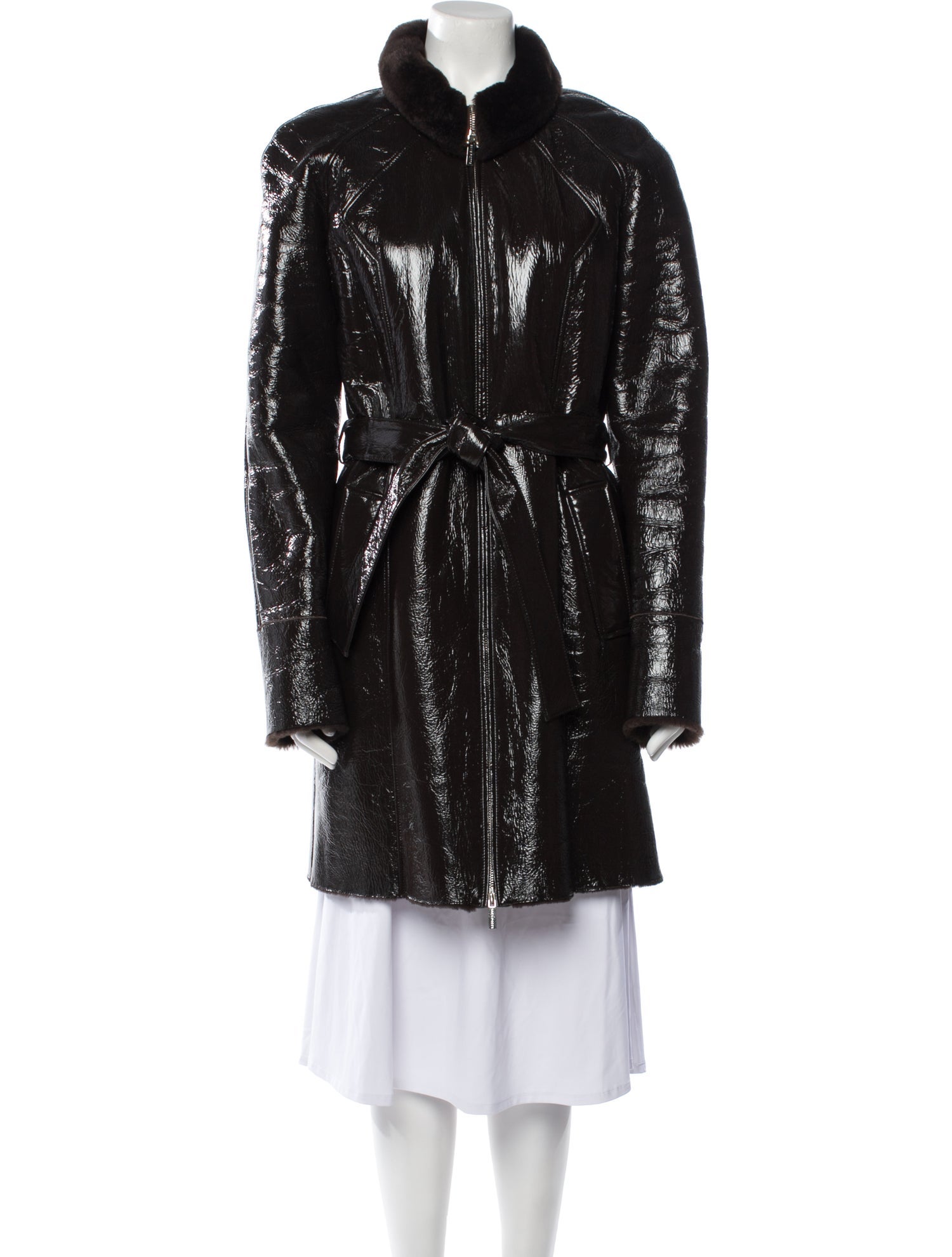 Saks Potts Lamb Leather Coat