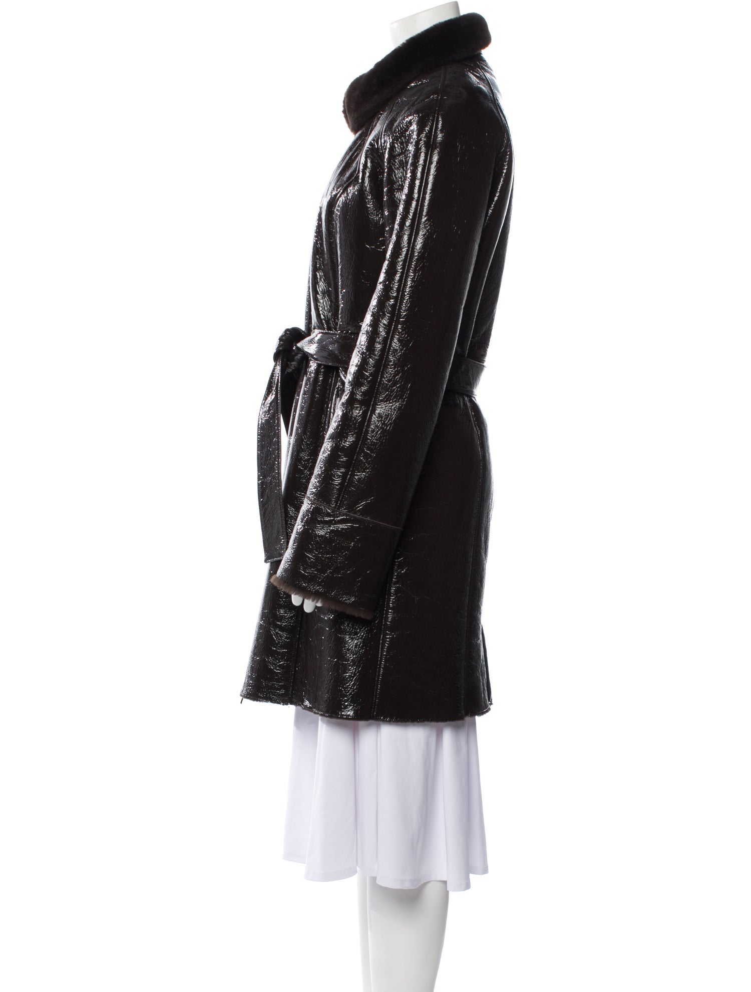 Saks Potts Lamb Leather Coat