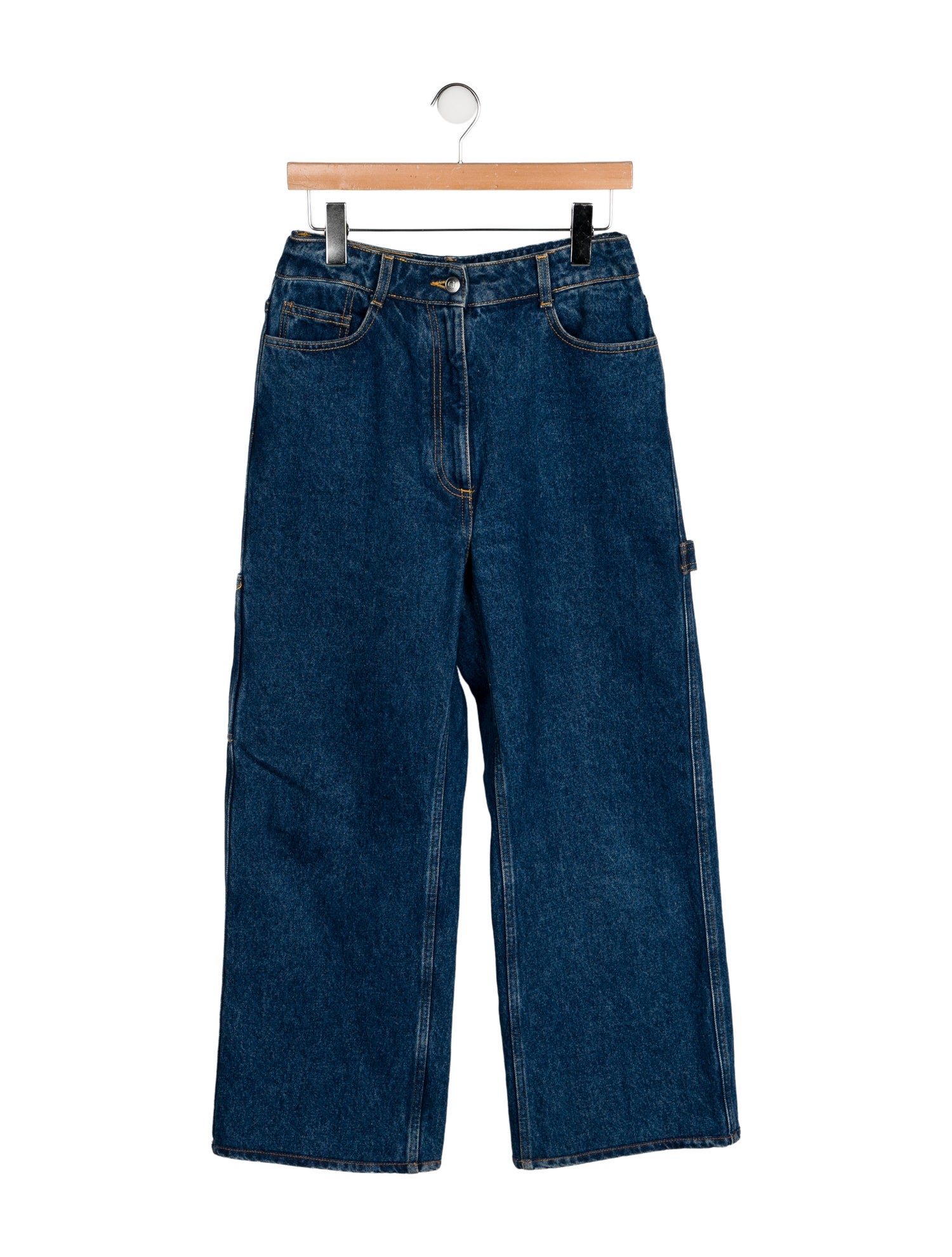 Saks Potts High-Rise Wide Leg Jeans