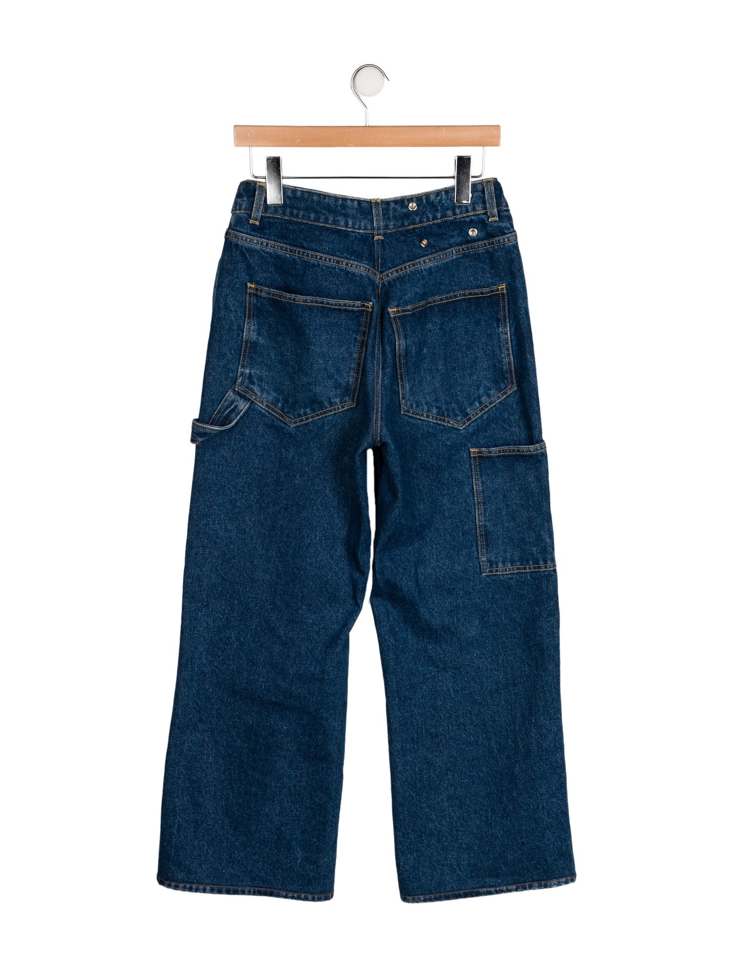 Saks Potts High-Rise Wide Leg Jeans