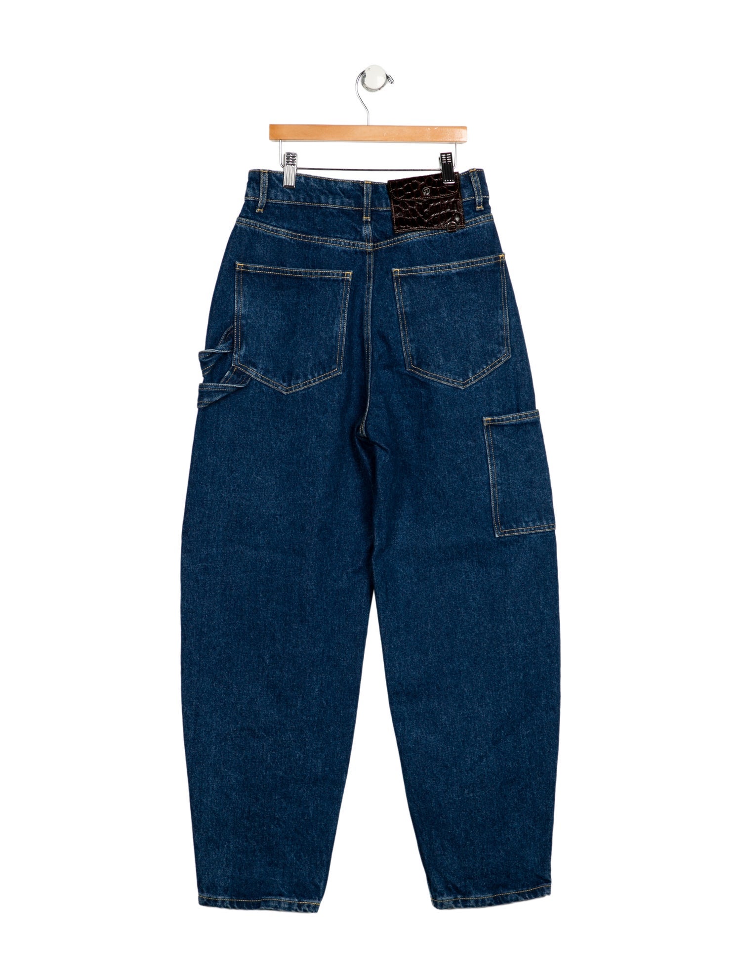 Saks Potts High-Rise Straight Leg Jeans