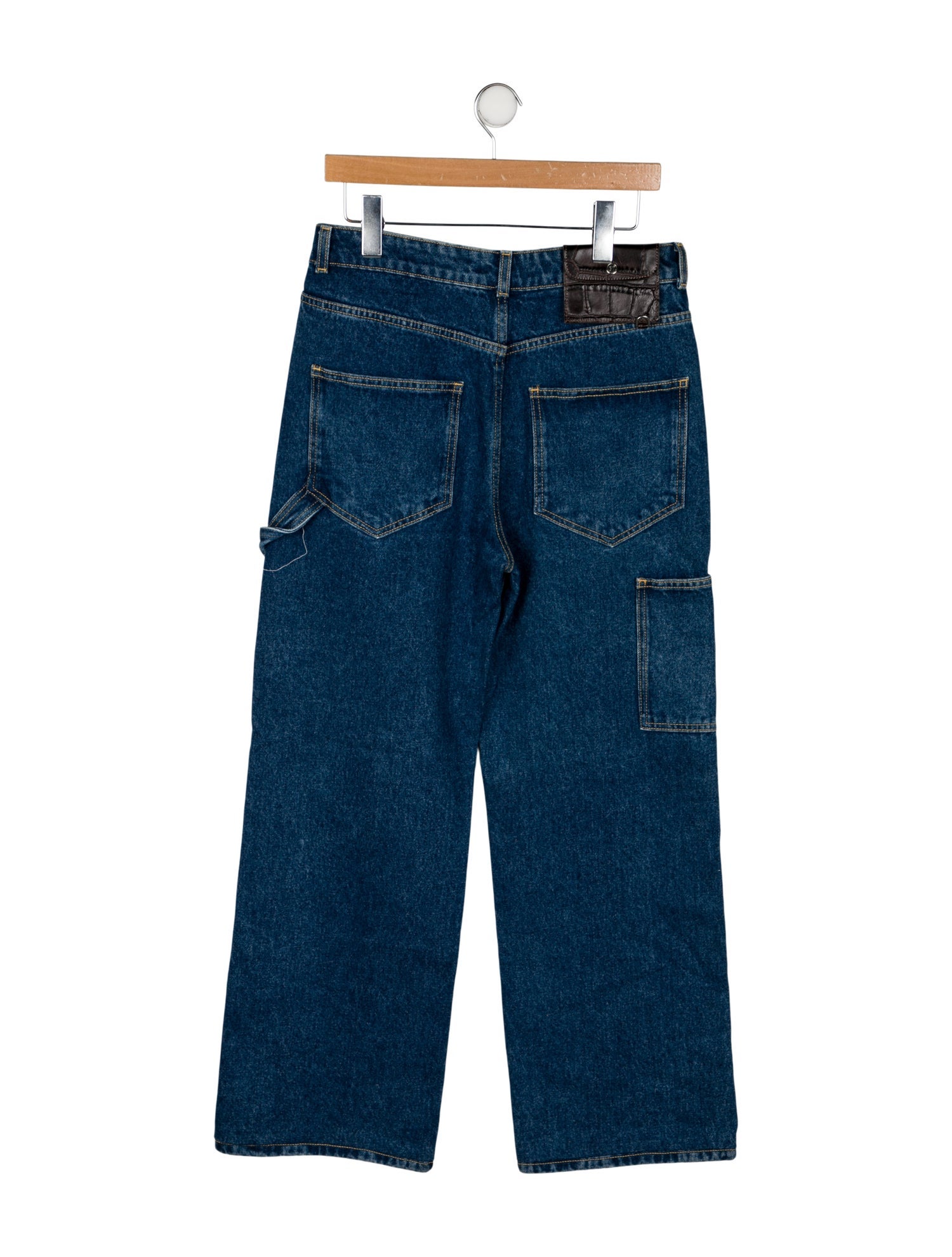 Saks Potts High-Rise Wide Leg Jeans
