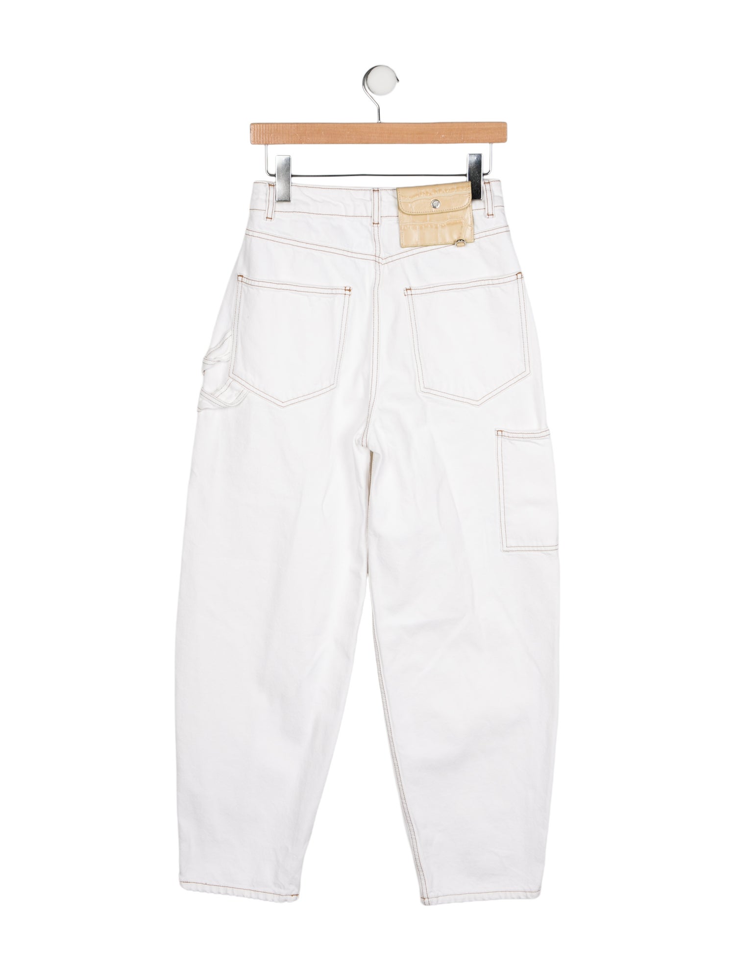 Saks Potts High-Rise Straight Leg Jeans