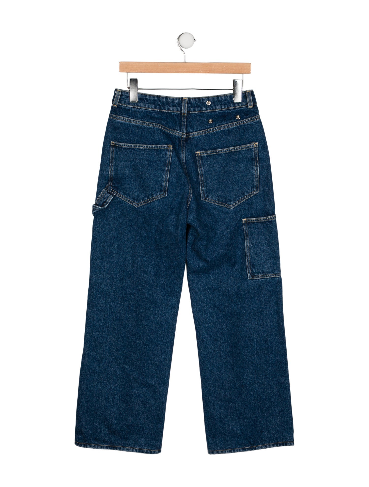 Saks Potts High-Rise Wide Leg Jeans