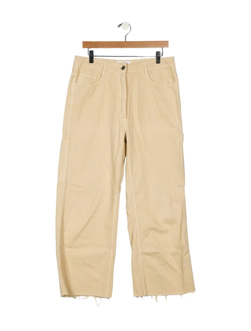 Saks Potts High-Rise Wide Leg Jeans