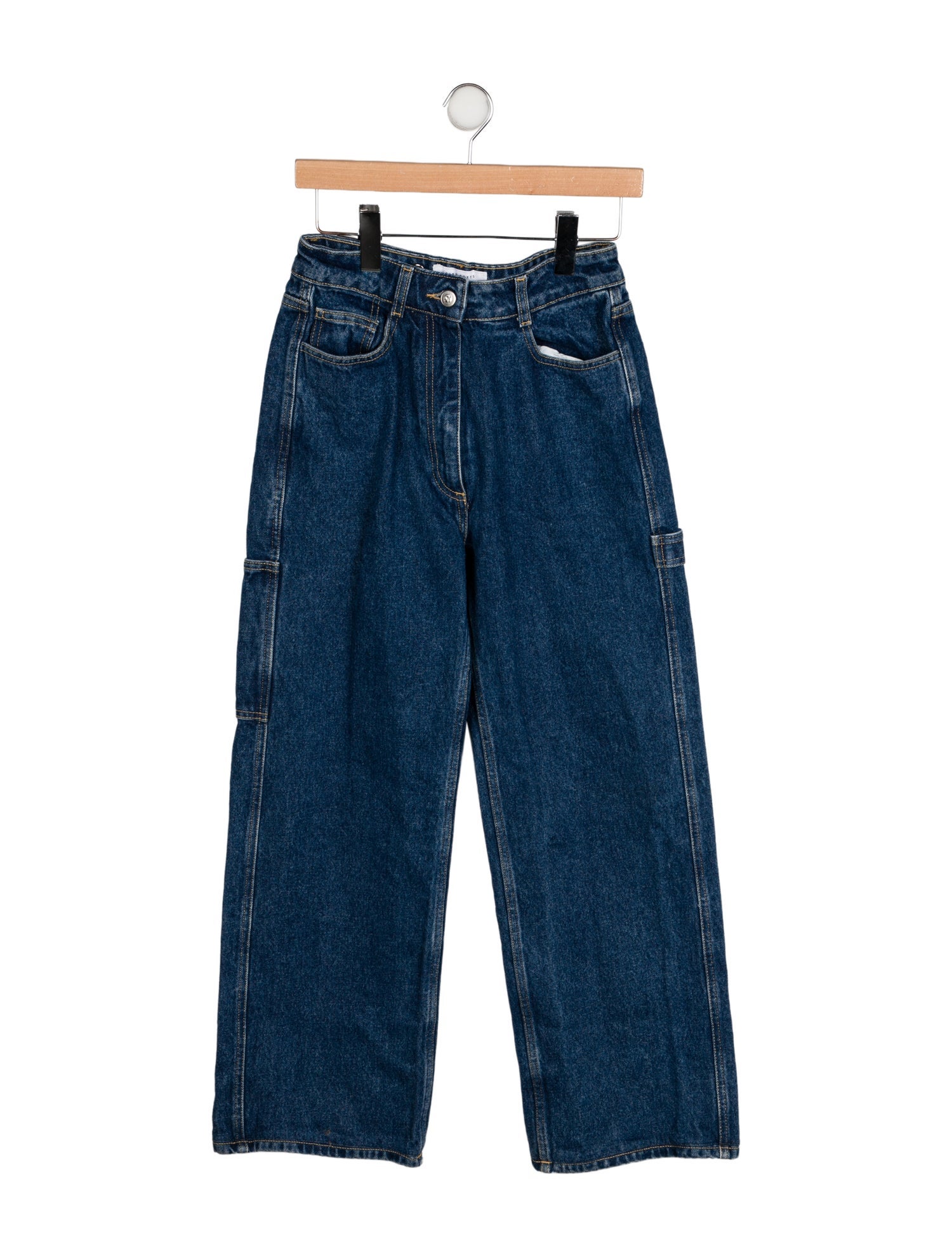 Saks Potts High-Rise Wide Leg Jeans