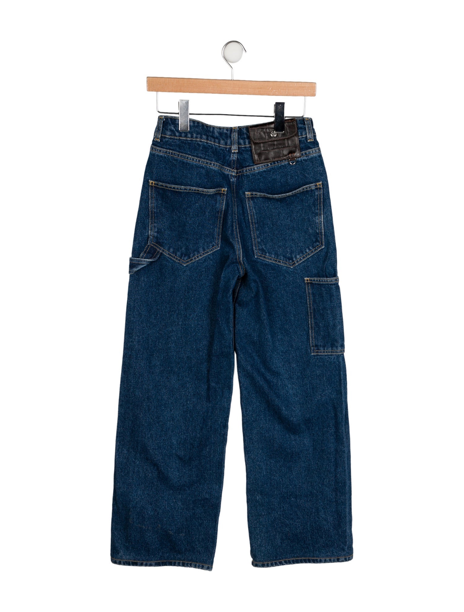 Saks Potts High-Rise Wide Leg Jeans