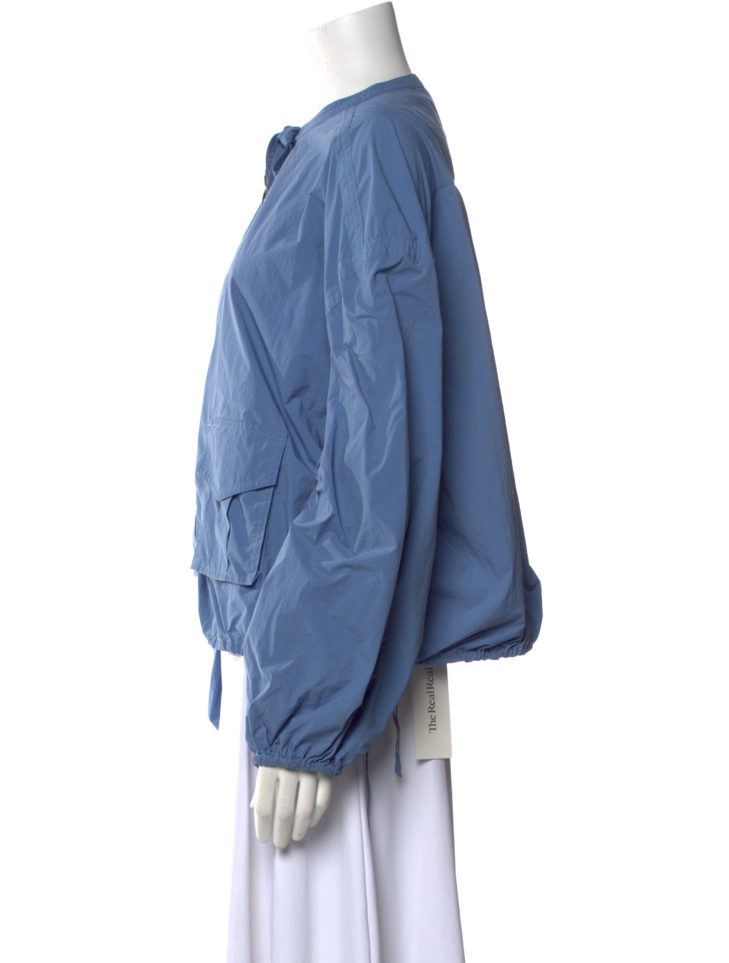 Saks Potts Crew Neck Long Sleeve Blouse