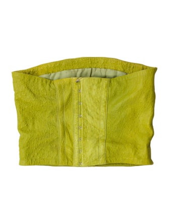 Saks Potts Strapless Crop Top