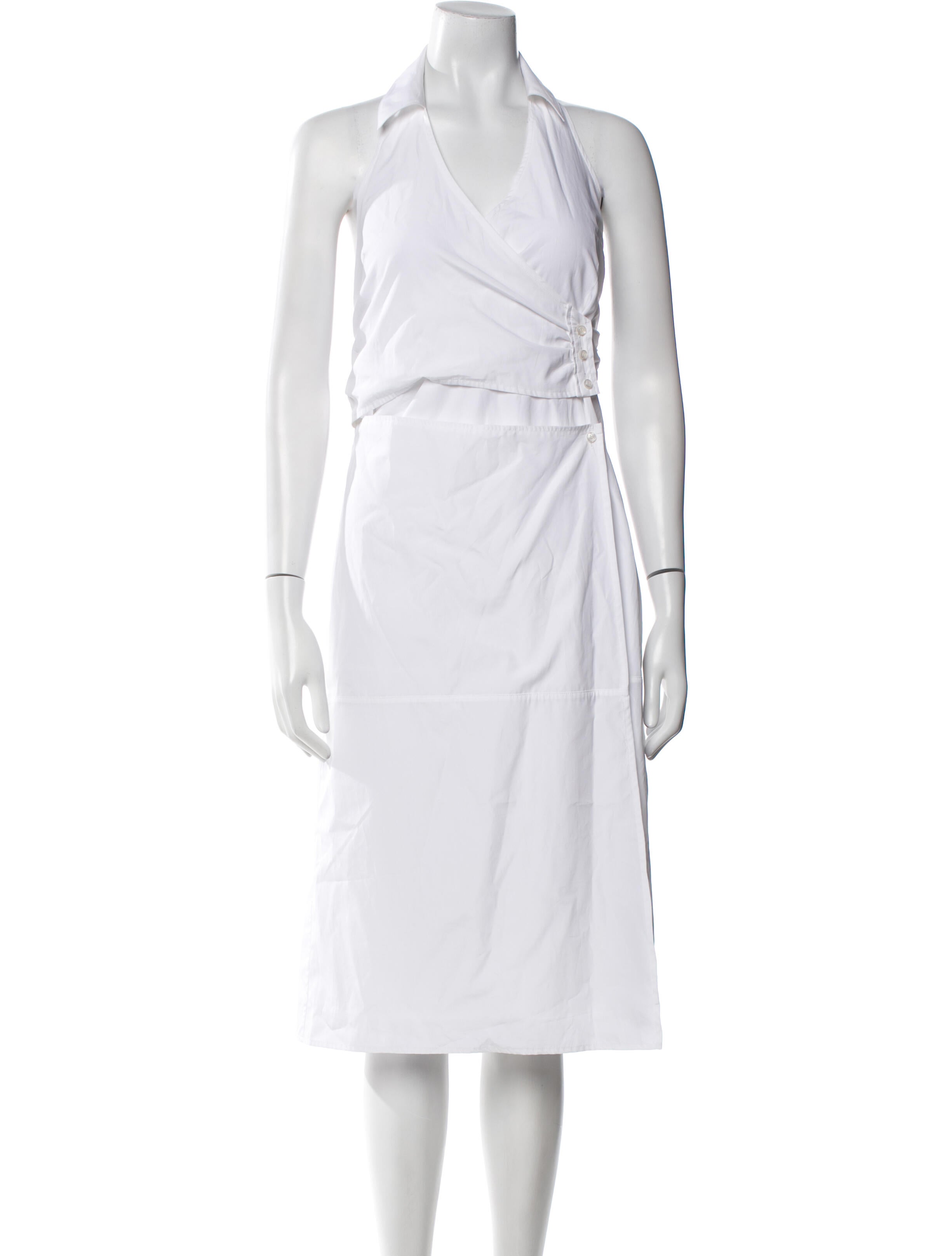 Saks Potts Halterneck Midi Length Dress