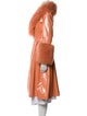 Saks Potts Lamb Leather Fur Coat