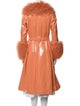 Saks Potts Lamb Leather Fur Coat
