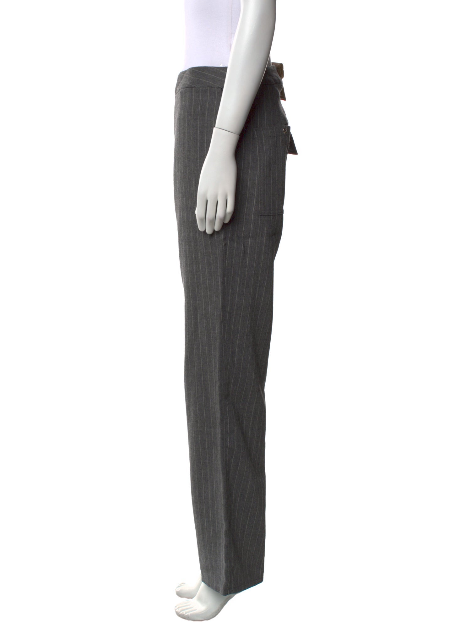 Saks Potts Striped Wide Leg Pants