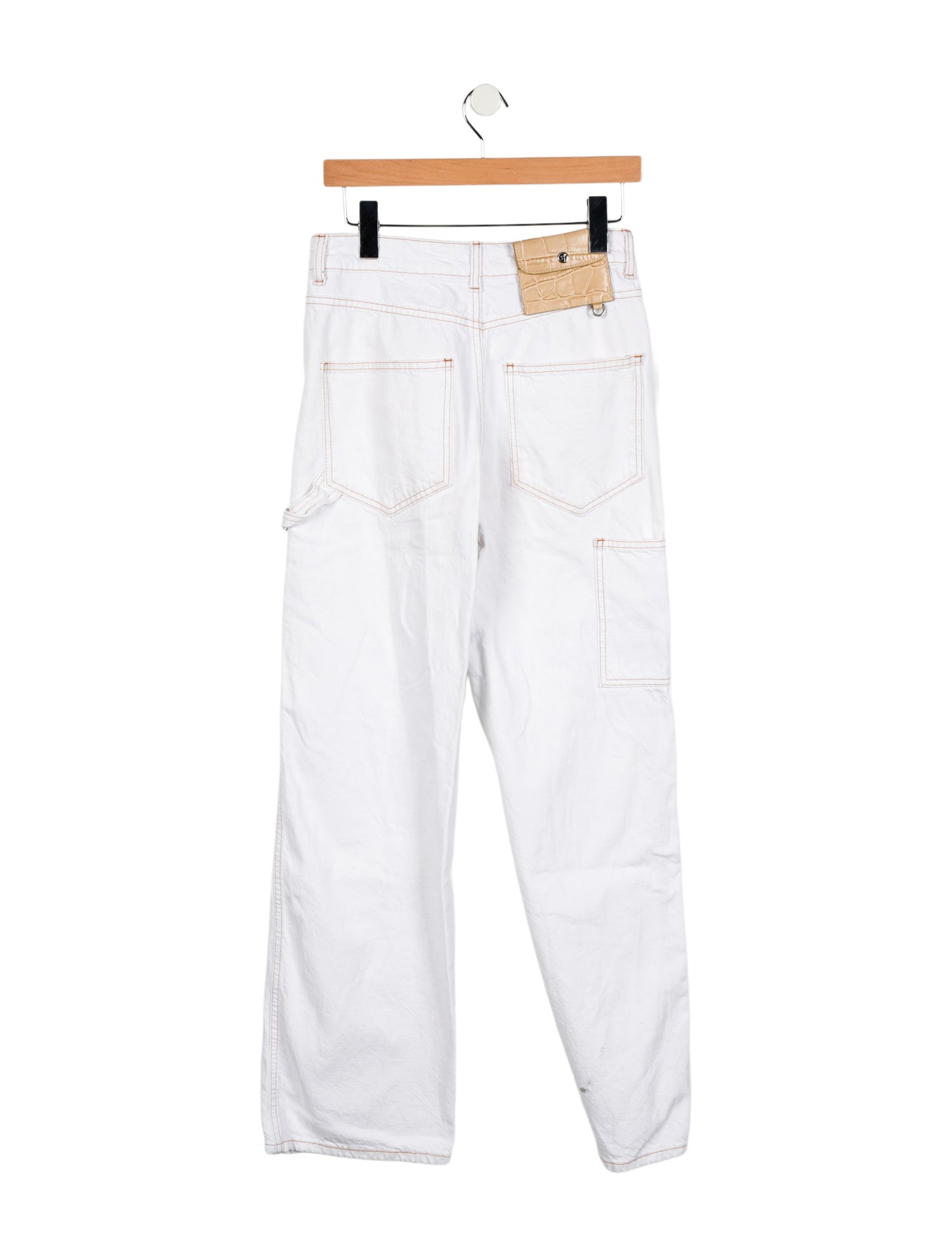 Saks Potts High-Rise Wide Leg Jeans