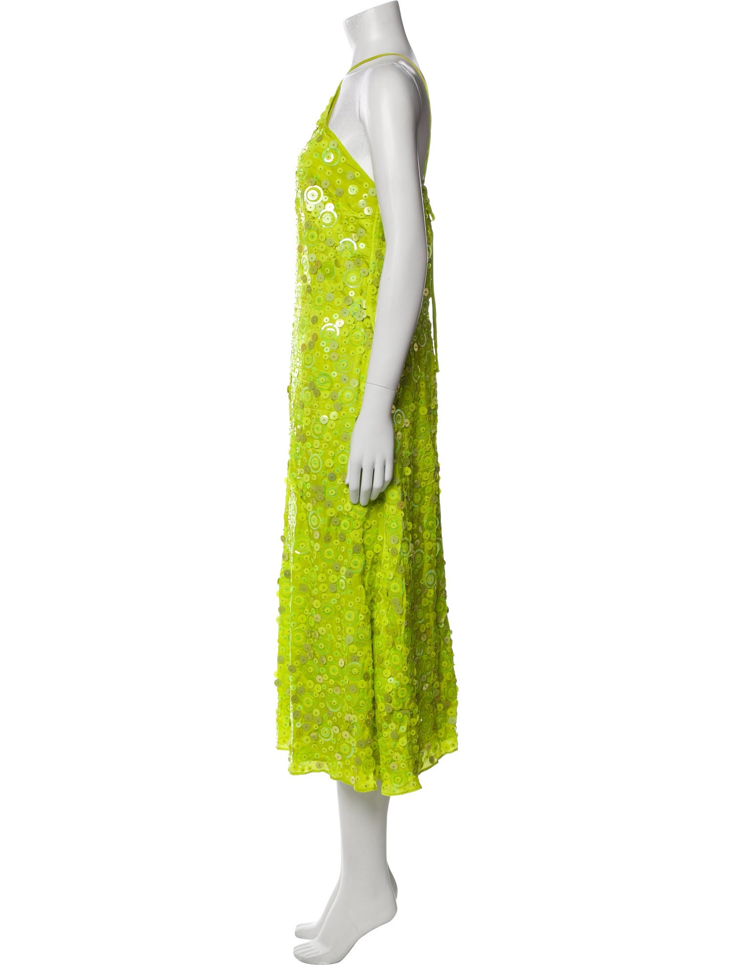 Saks Potts Lace Pattern Midi Length Dress
