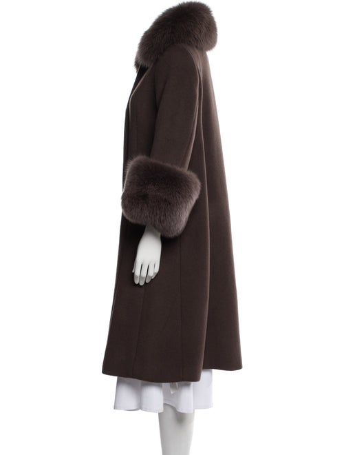 Saks Potts Wool Fur Coat