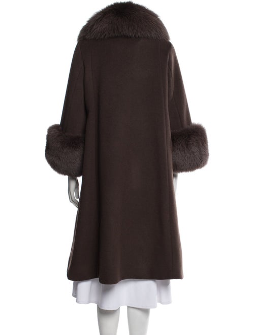 Saks Potts Wool Fur Coat