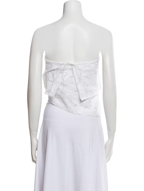 Saks Potts Strapless Crop Top