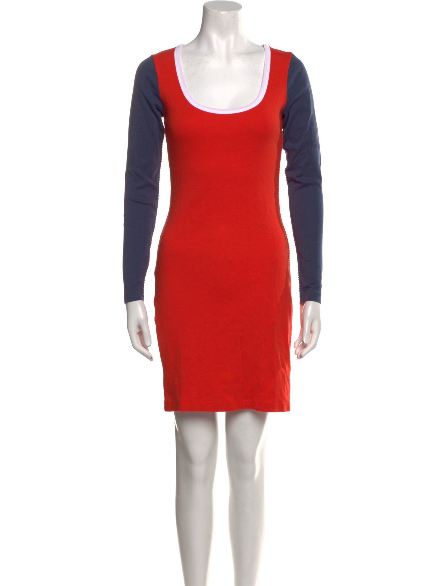 Saks Potts Colorblock Pattern Mini Dress