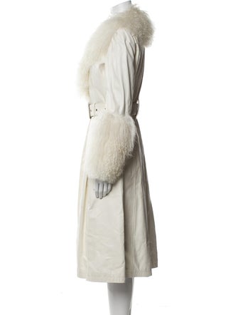 Saks Potts Leather Fur Coat