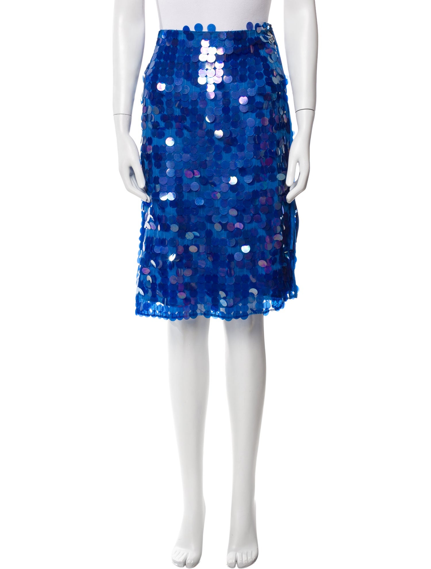 Saks Potts Floral Print Knee-Length Skirt w/ Tags