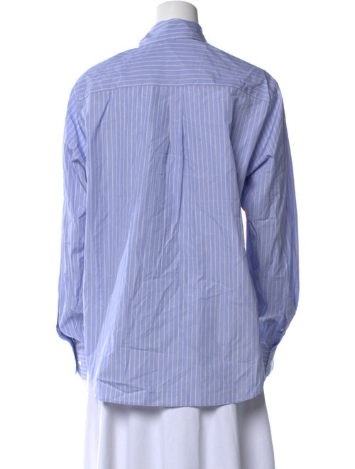 Saks Potts Striped Long Sleeve Button-Up Top