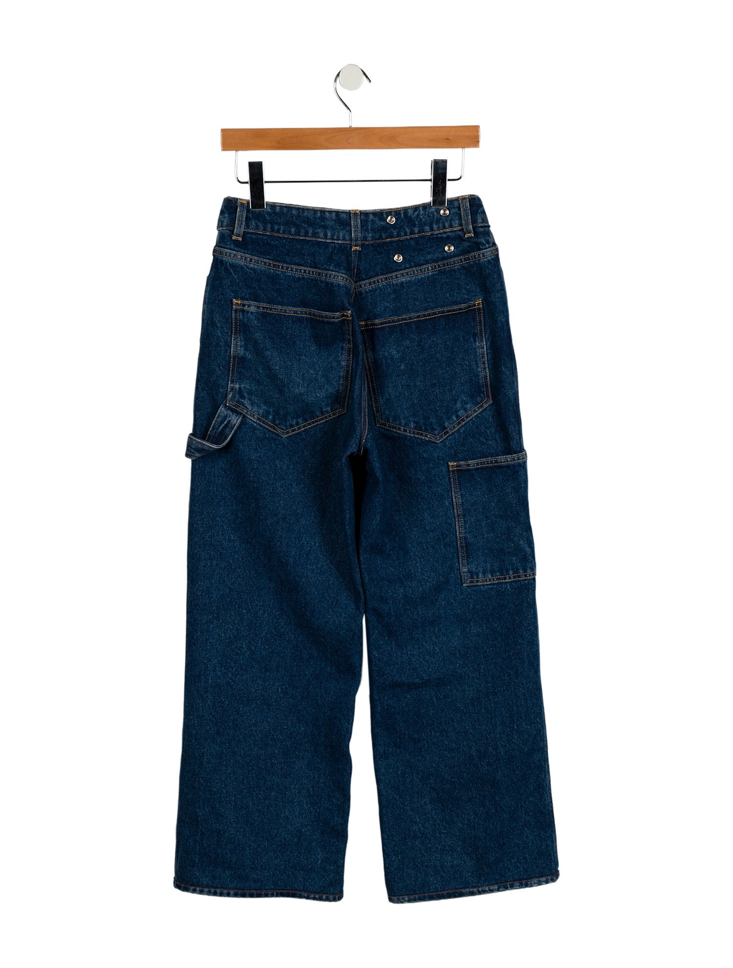 Saks Potts High-Rise Wide Leg Jeans